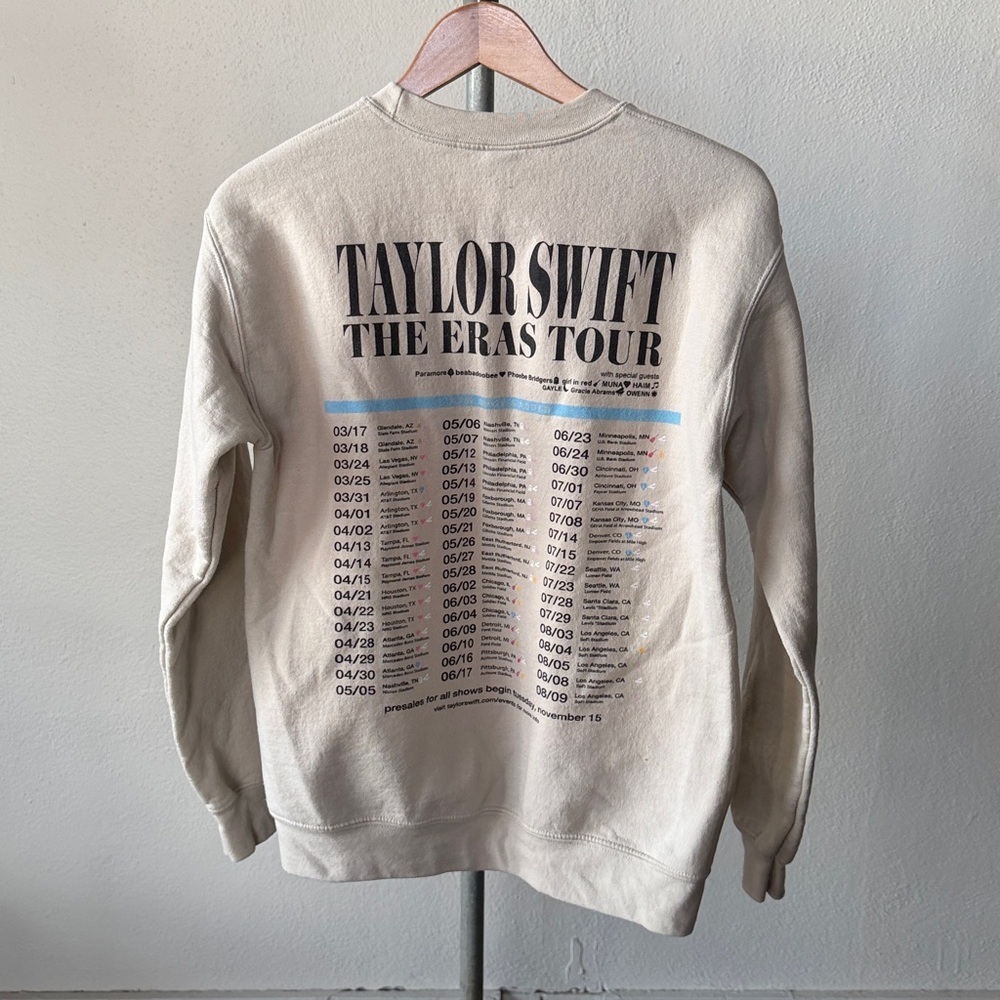 Taylor Swift Eras Tour Sweatshirt Crewneck Size Small - Picture 3 of 3